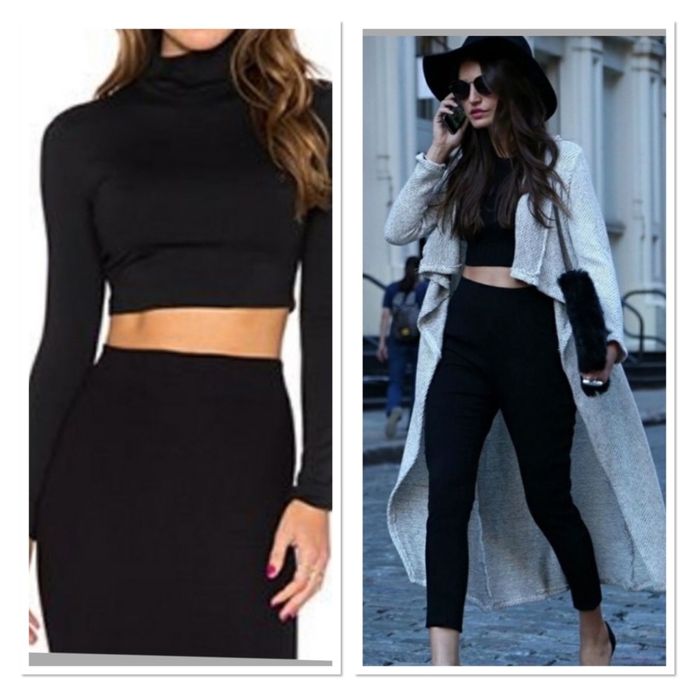 Crop turtleneck nwt